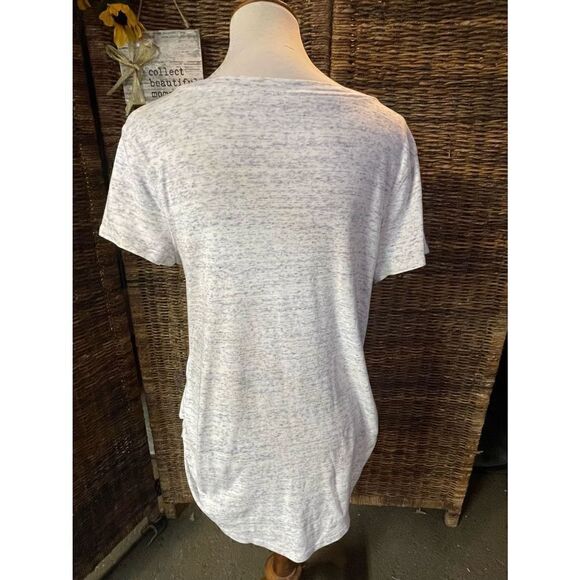 Liz Lange Maternity Light Gray Shirt Size Large-EUC - Picture 12 of 14